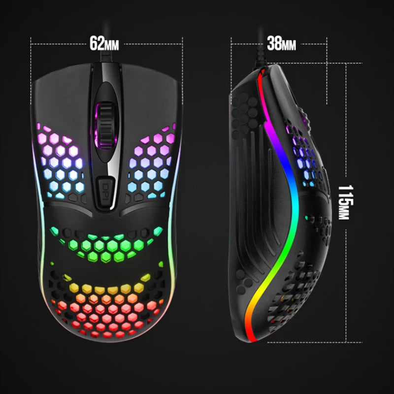 Wired Light Weight Gaming Mouse RGB