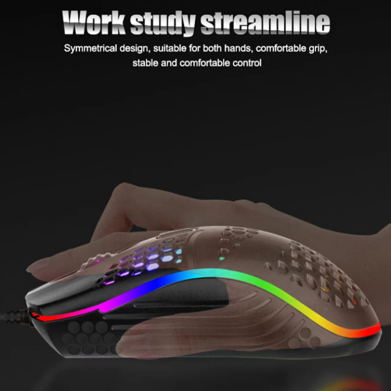 Wired Light Weight Gaming Mouse RGB