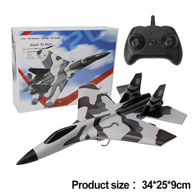 RC SU-35 Plane 2.4G Radio Control Glider Remote Control Fighter Plane