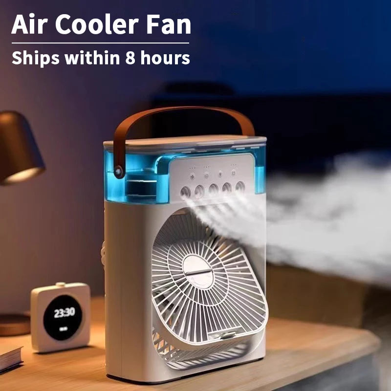 3 In 1 Humidifier Fan AC Conditioner with LED