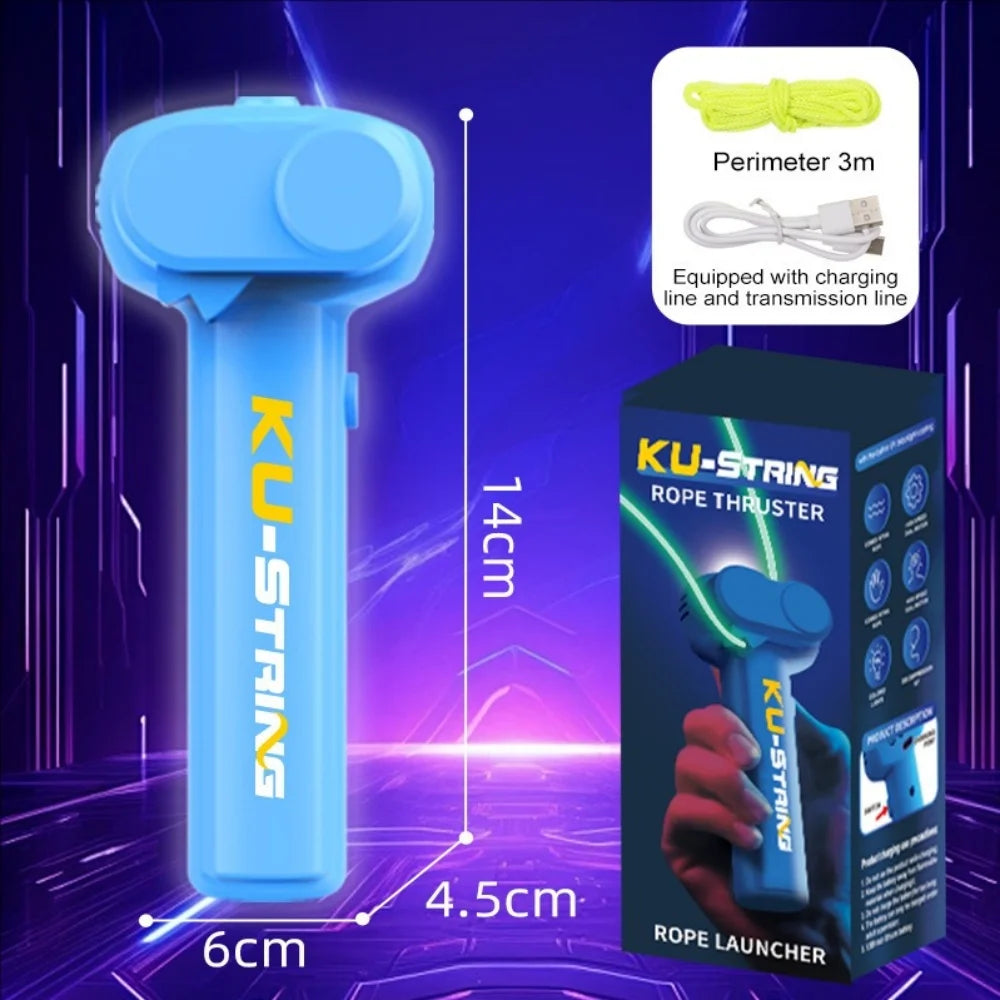 Glow-in-the-dark fun electric rope thruster for children