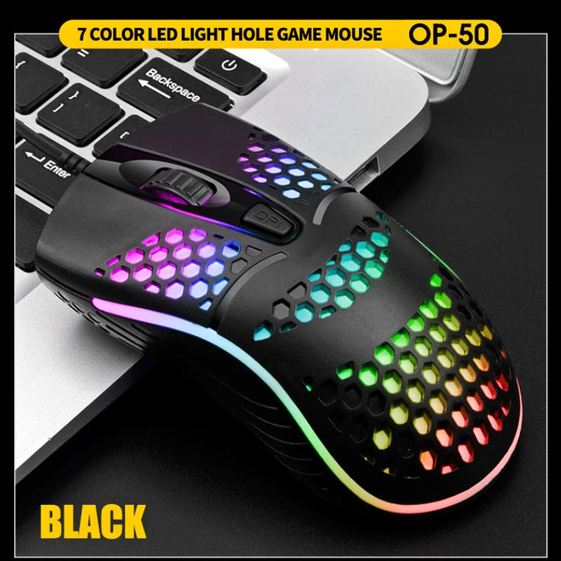 Wired Light Weight Gaming Mouse RGB