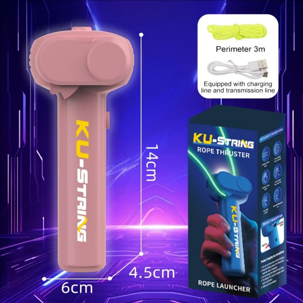 Glow-in-the-dark fun electric rope thruster for children