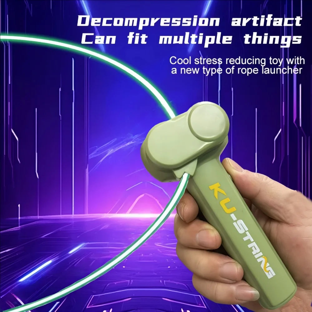 Glow-in-the-dark fun electric rope thruster for children