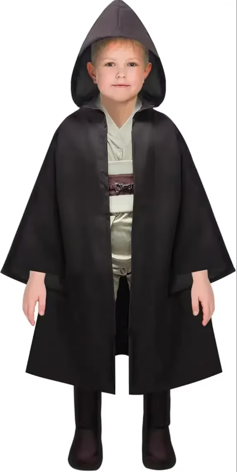Fantasy Jedi Cosplay Kids Anakin Costume Obi Wan Kenobi Uniform Suit Anakin Skywalker  Robe Belt Halloween Carnival Party Suit