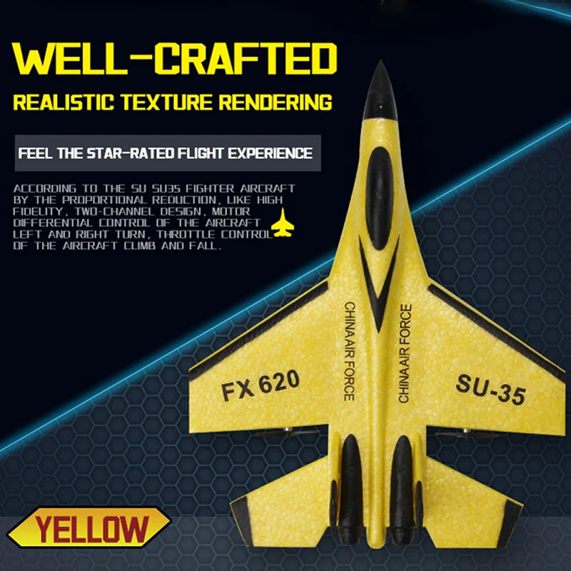RC SU-35 Plane 2.4G Radio Control Glider Remote Control Fighter Plane