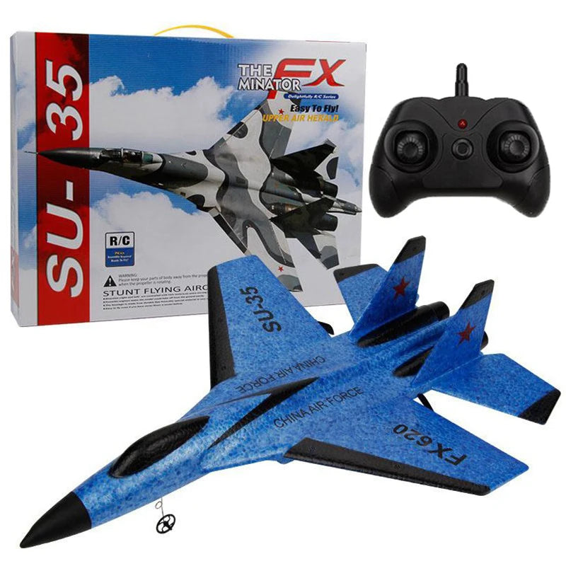 RC SU-35 Plane 2.4G Radio Control Glider Remote Control Fighter Plane