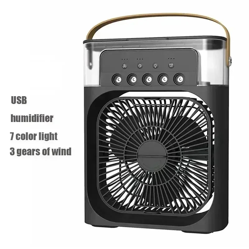 3 In 1 Humidifier Fan AC Conditioner with LED